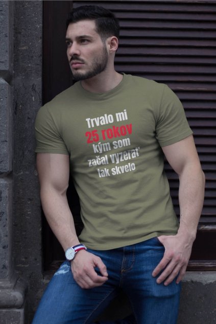 Pánske narodeninové tričko 25 rokov