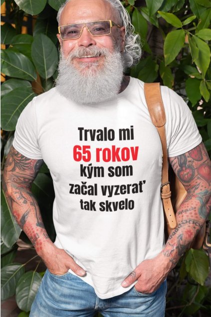 Pánske narodeninové tričko 65 rokov