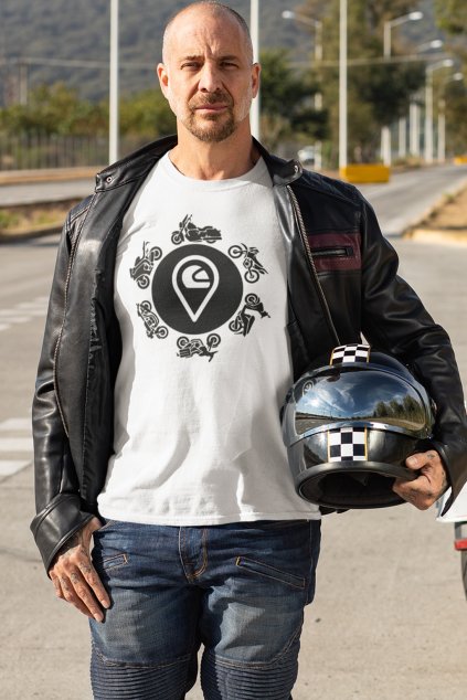 Pánske tričko Moto svet