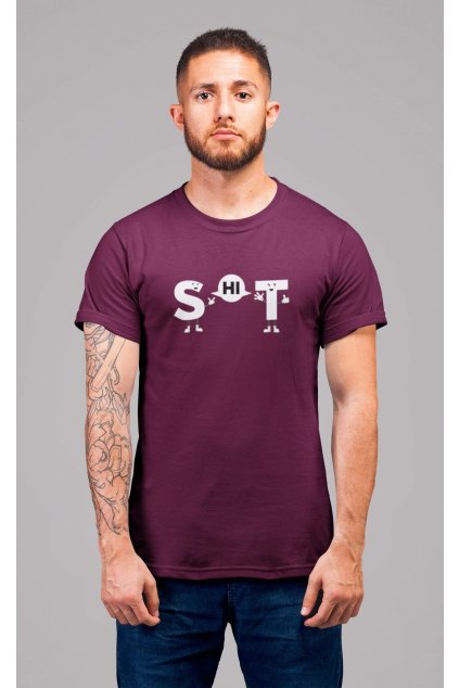 Pánske tričko s vtipným nápisom