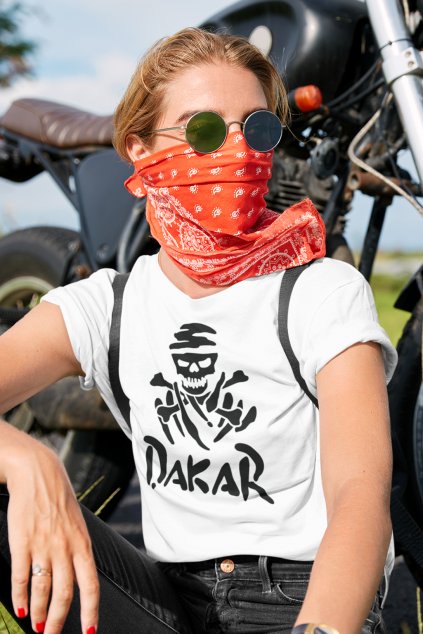 Dámske tričko Dakar lebka