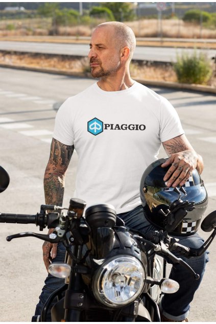 Pánske tričko s logom Piaggio