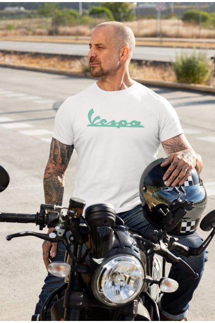 Pánske tričko s logom Vespa