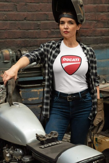 Dámske tričko s logom Ducati