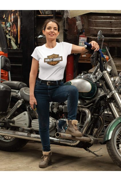 Dámske tričko s logom Harley Davidson
