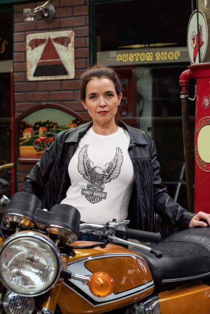 Dámske tričko Harley Davidson orol