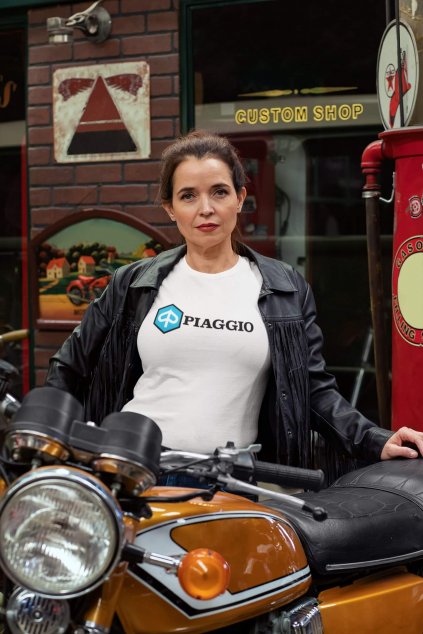 Dámske tričko s logom Piaggio