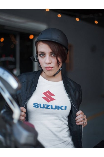 Dámske tričko s logom Suzuki