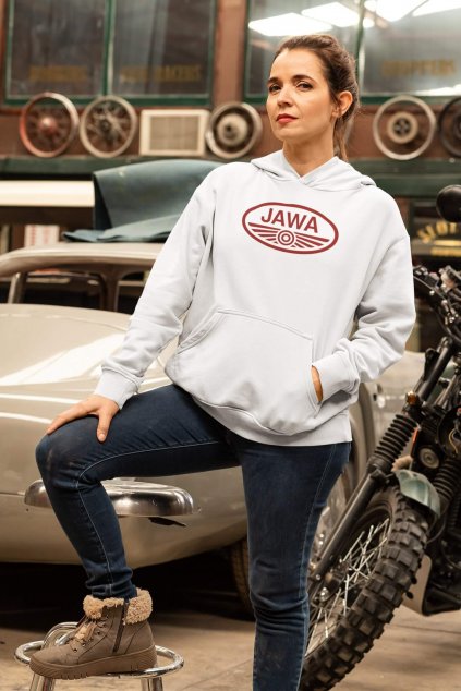 Dámska mikina s logom Jawa