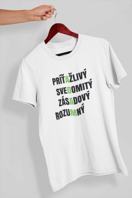 Pánske tričko charakteristika Adama