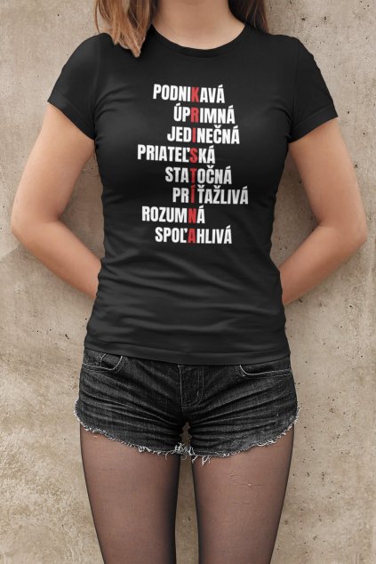 Dámske tričko Charakteristika Kristína