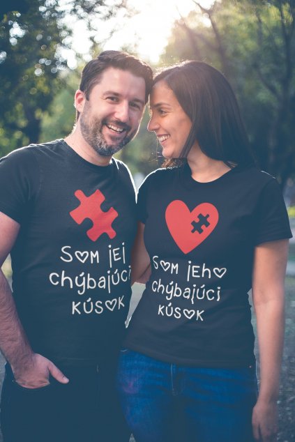 Tričká pre páry Chýbajúci kúsok