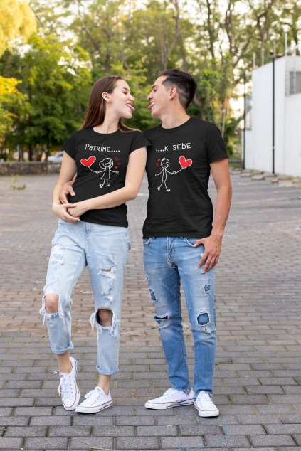 Tričká pre páry Patríme k sebe