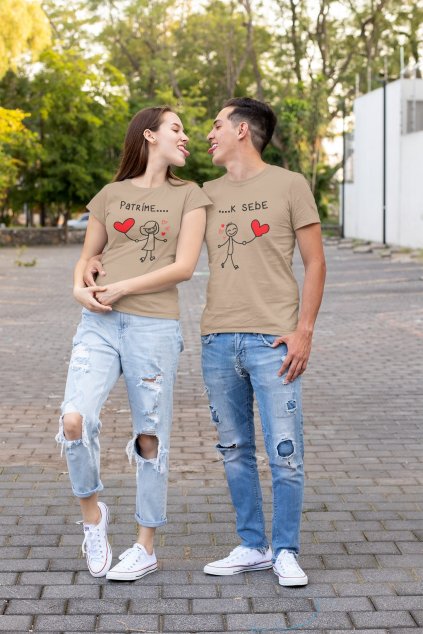 Tričká pre páry Patríme k sebe