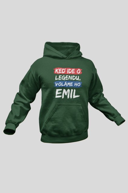 Pánska mikina Legendy sa volajú Emil