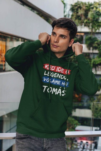 Pánska mikina Legendy sa volajú Tomáš