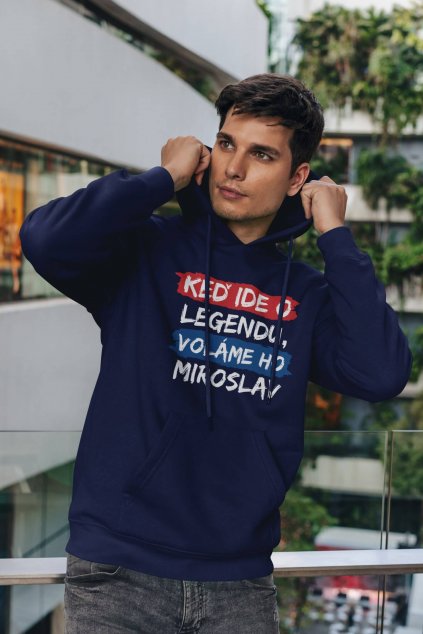 Pánska mikina Legendy sa volajú Miroslav