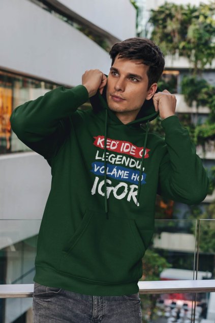 Pánska mikina Legendy sa volajú Igor
