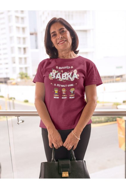 Dámske tričko Najlepšia babka a jej gang