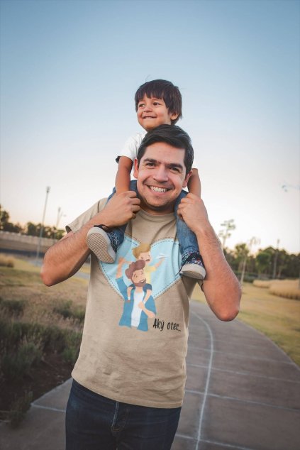 Pánske tričko pre otca Aký otec taký syn