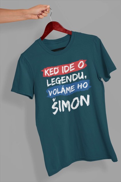 Pánske tričko Legendy sa volajú Šimon