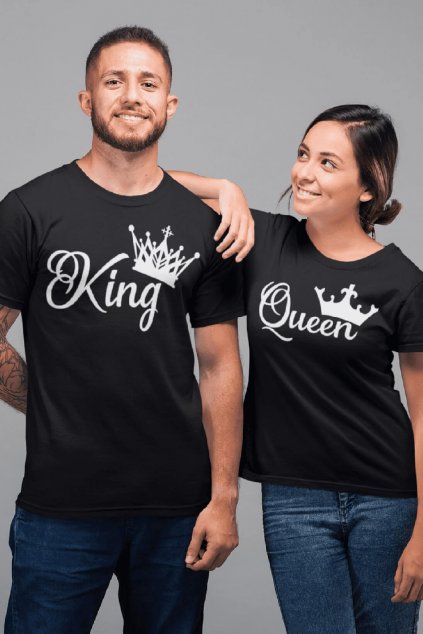 Tričká pre páry King Queen