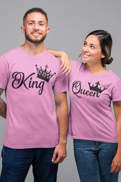 Tričká pre páry King Queen