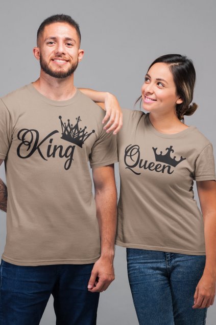 Tričká pre páry King Queen