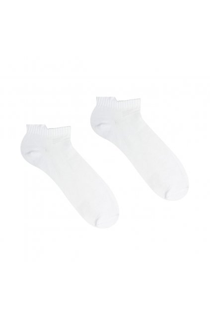 Členkové Premium sport ponožky - biele
