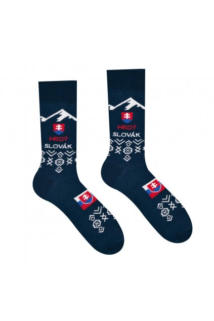 Veselé ponožky "Hrdý Slovák"