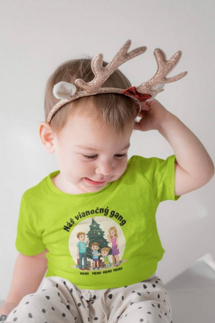 Detské tričko Náš vianočný gang