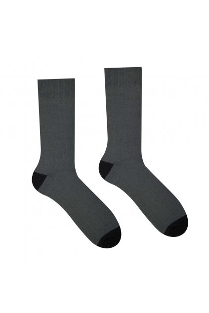 Veselé ponožky Froté sivé