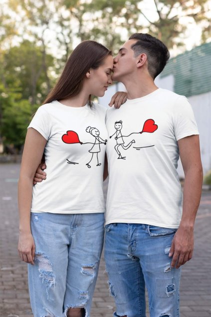 t shirt mockup of a man kissing his girlfriend on the street 30747 (8)