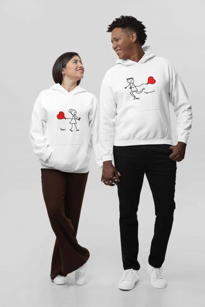 gildan pullover hoodie mockup featuring an adorable couple holding hands m36318 (3)