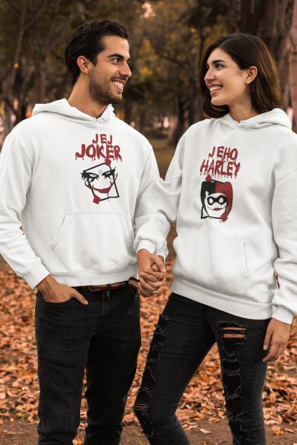 Mikiny pre páry Joker a Harley