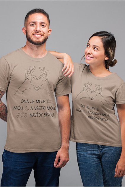 Tričká pre páry Navždy spolu