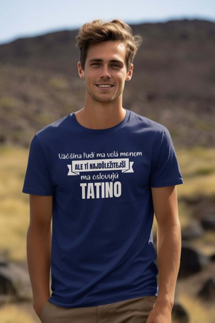 Pánske tričko Oslovenie tatino