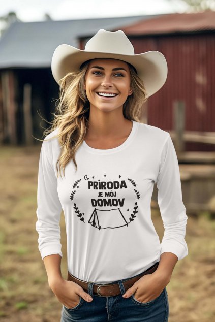 western aesthetic mockup featuring an ai generated cowgirl wearing a long sleeve tee m36778 (4) (1)