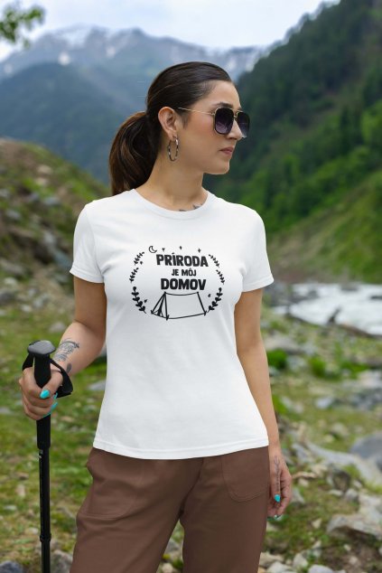 gildan t shirt mockup featuring a woman on a mountain with a hiking stick m35570 (6)