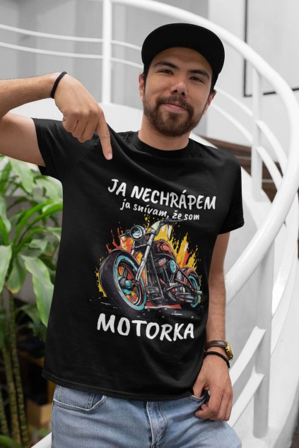 Pánske tričko Snívam, že som motorka