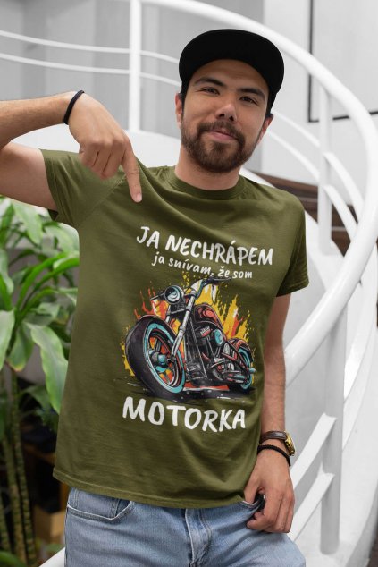 Pánske tričko Snívam, že som motorka