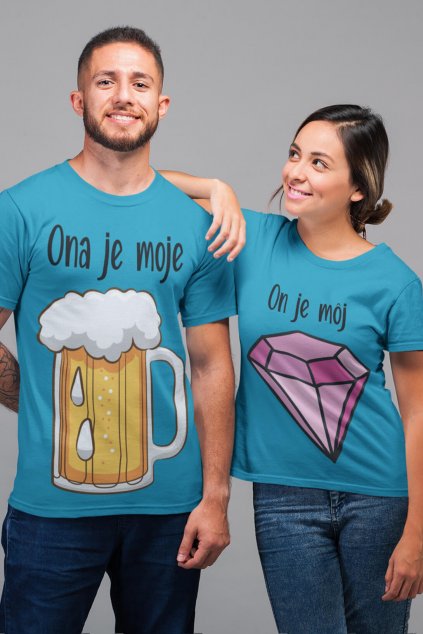 Tričká pre páry Pivo a diamant
