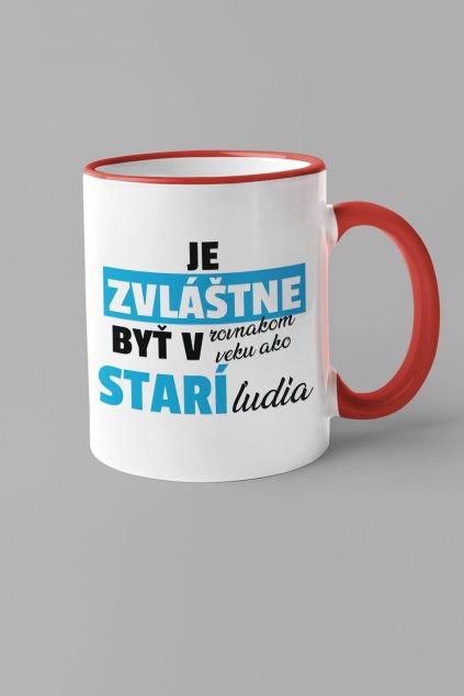 Šálka Starí ľudia