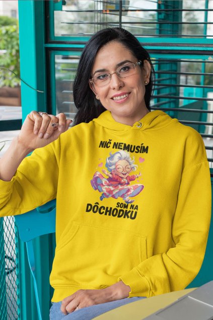 Dámska mikina Som na dôchodku