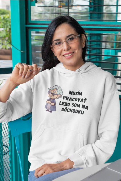 Dámska mikina Lebo som na dôchodku