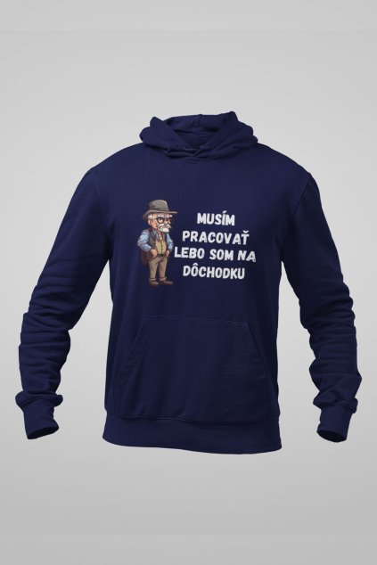 Pánska mikina Lebo som na dôchodku