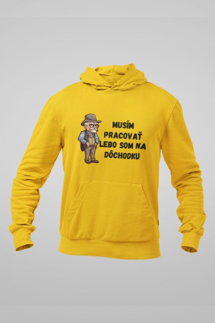 Pánska mikina Lebo som na dôchodku