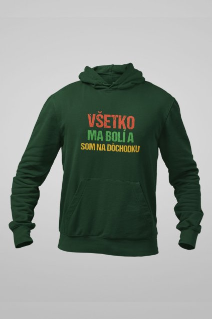 Pánska mikina Všetko ma bolí