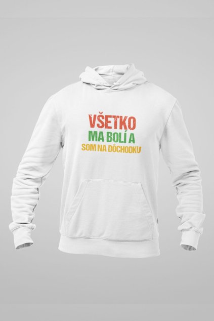 Pánska mikina Všetko ma bolí