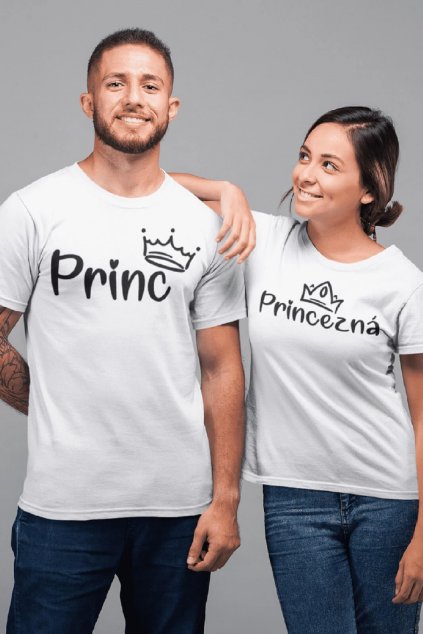 Tričká pre páry Princ a Princezná